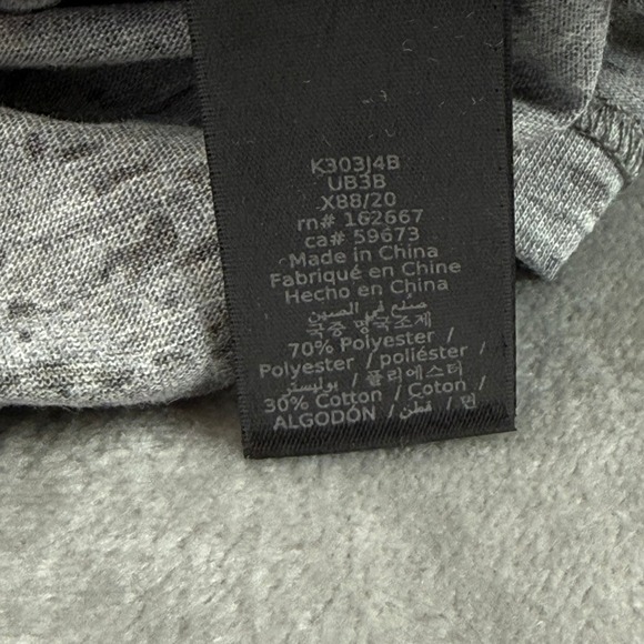 John Varvatos Burnout Pocket Tee T-Shirt Mens XS Heather Gray Stretch $89 NWT - Picture 6 of 8